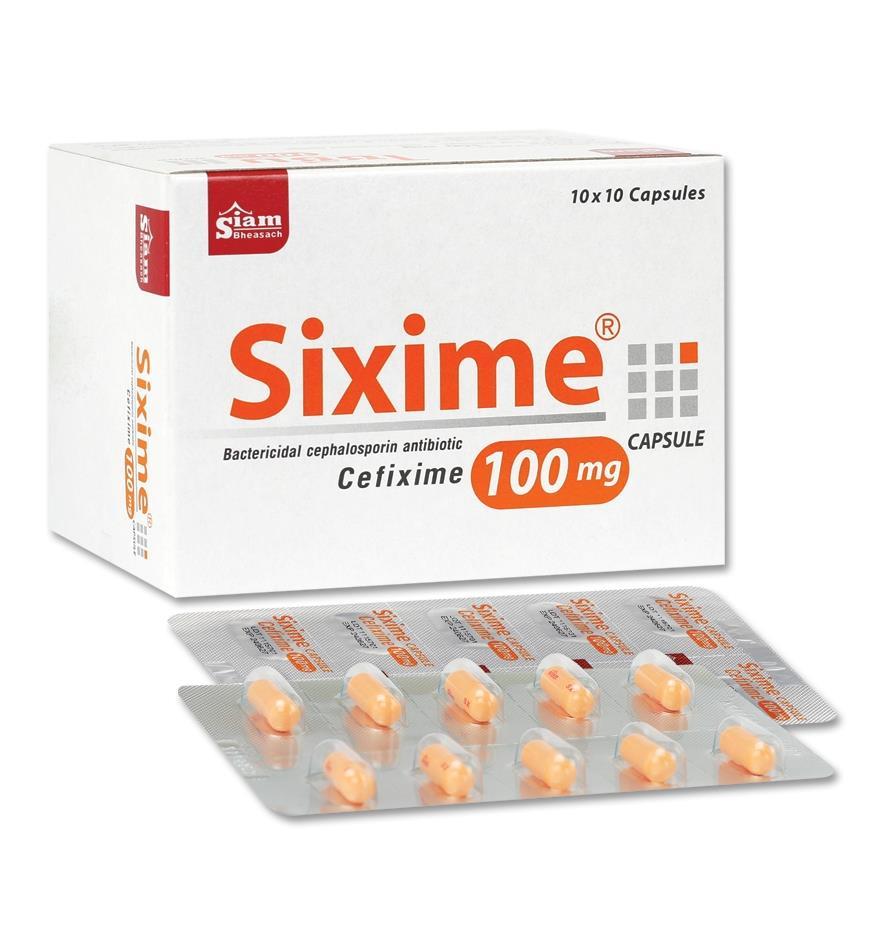 CEFIXIME 100 mg 10 caps