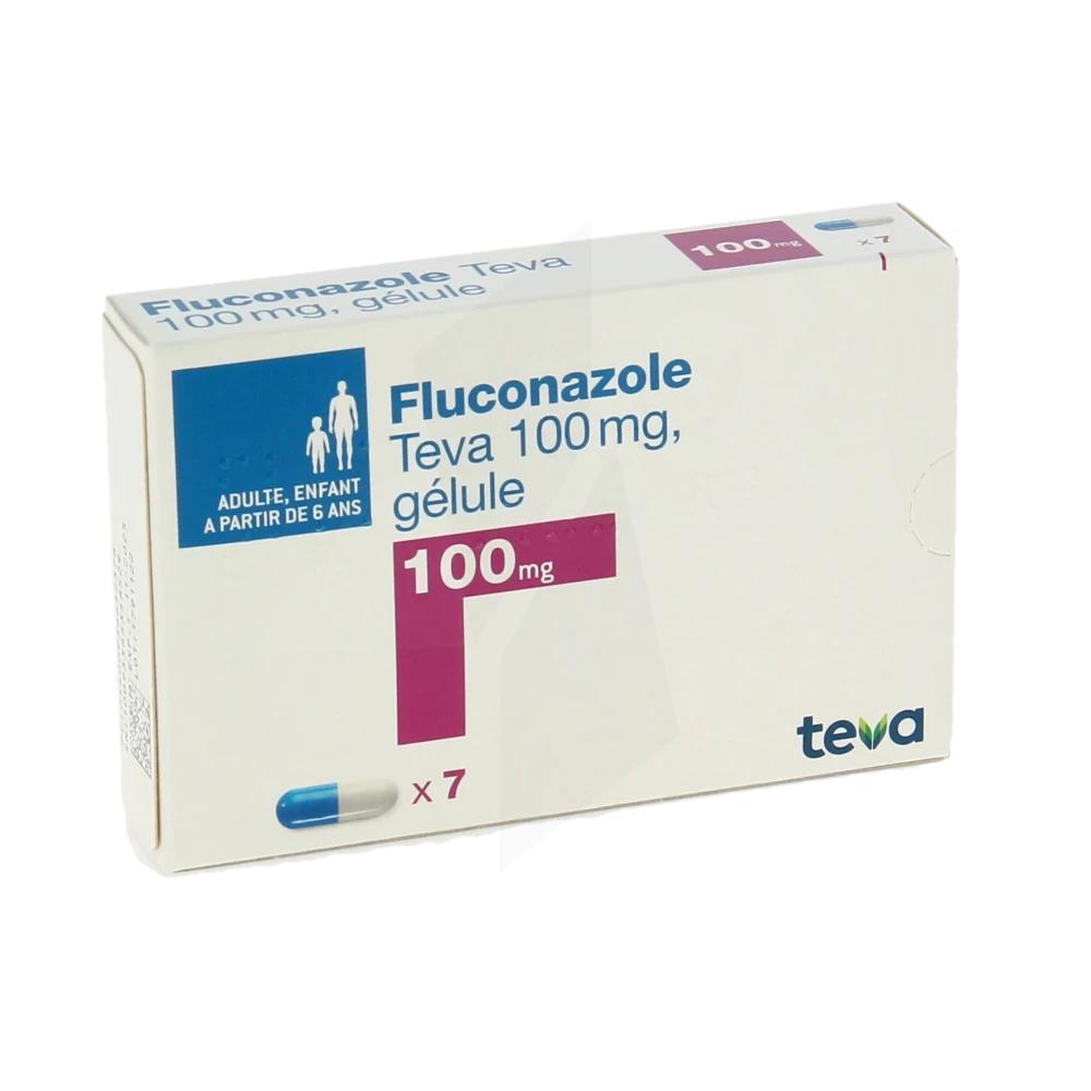 FLUCONAZOLE TEVA 100 mg 7 caps